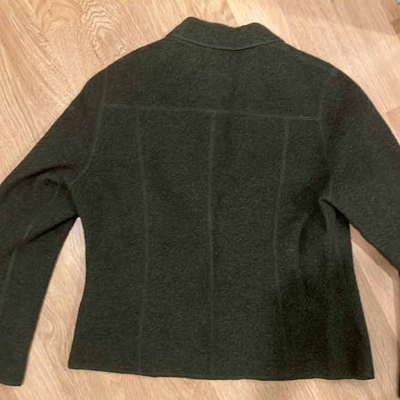 Lands End Wool Zip Jacket 12 - Picture 5 of 5